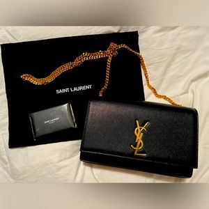 COPY - YSL Saint Laurent Kate Medium Grain de Poudre Shoulder Bag